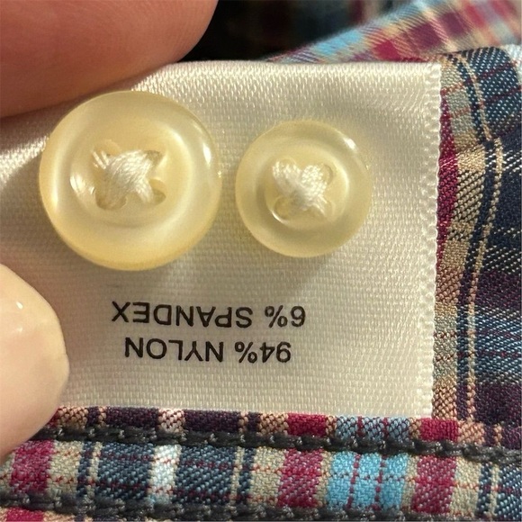 Peter Millar Men's Plaid Button-Down Shirt Multicolor Size L Long Sleeve - Picture 9 of 13